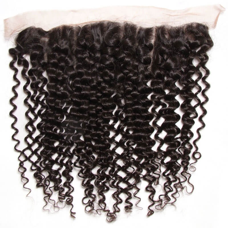 Idolra Curly Lace Frontal Closure 13x4 Ear To Ear Unprocessed Virgin Hair